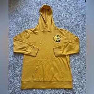 Popsugar X Old Navy Maggie Simpson Hoodie Youth L (10-12) Yellow Sweatshirt